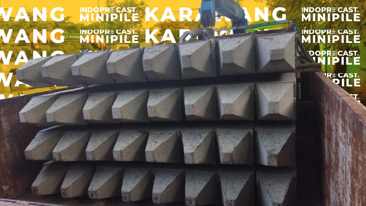 Jual Tiang Pancang Mini Pile Karawang Murah